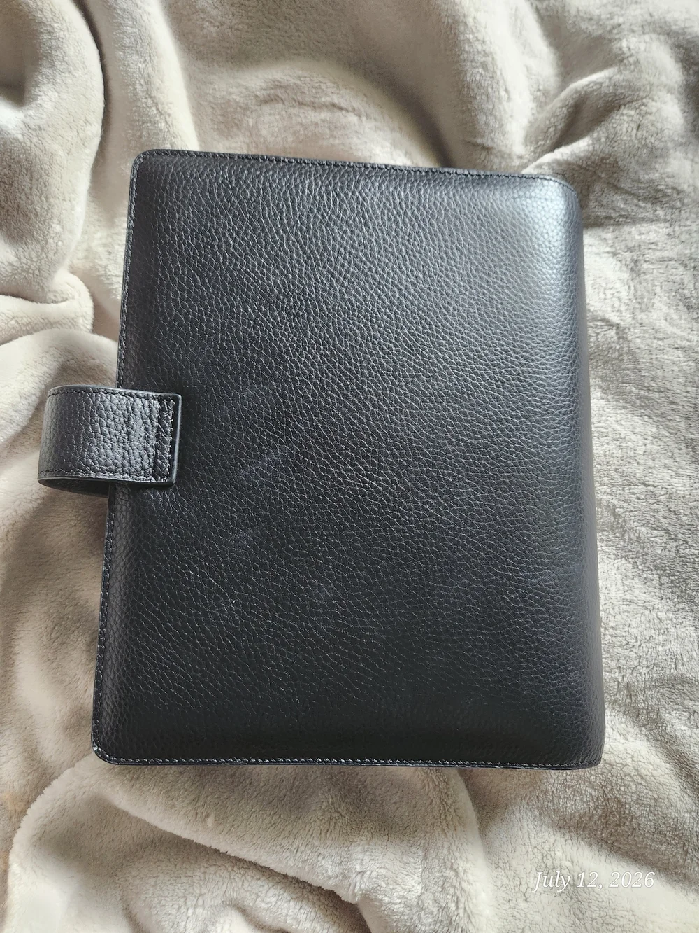 Black Leather Planner A5 Vintage C|P